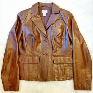 Women's Brown Leather Jacket